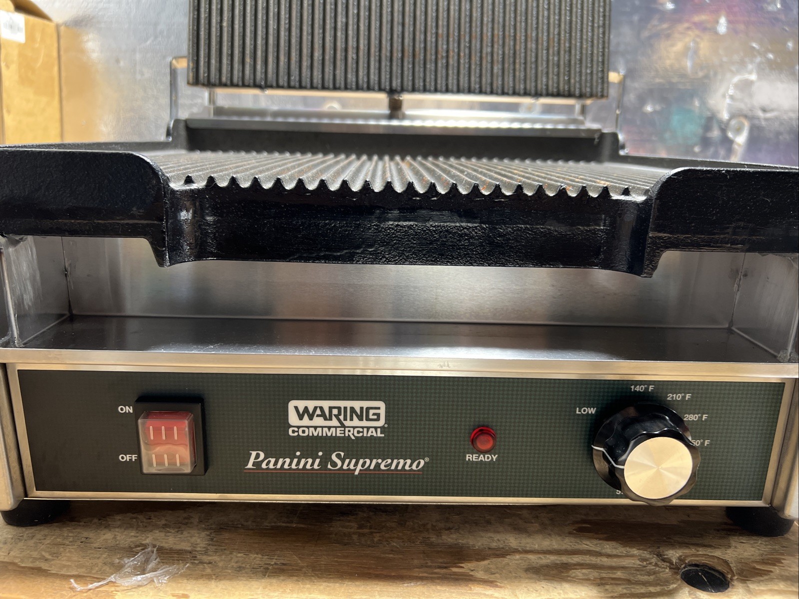 Waring WPG250 Commercial Panini Express Grooved Plates 120v «TESTED»