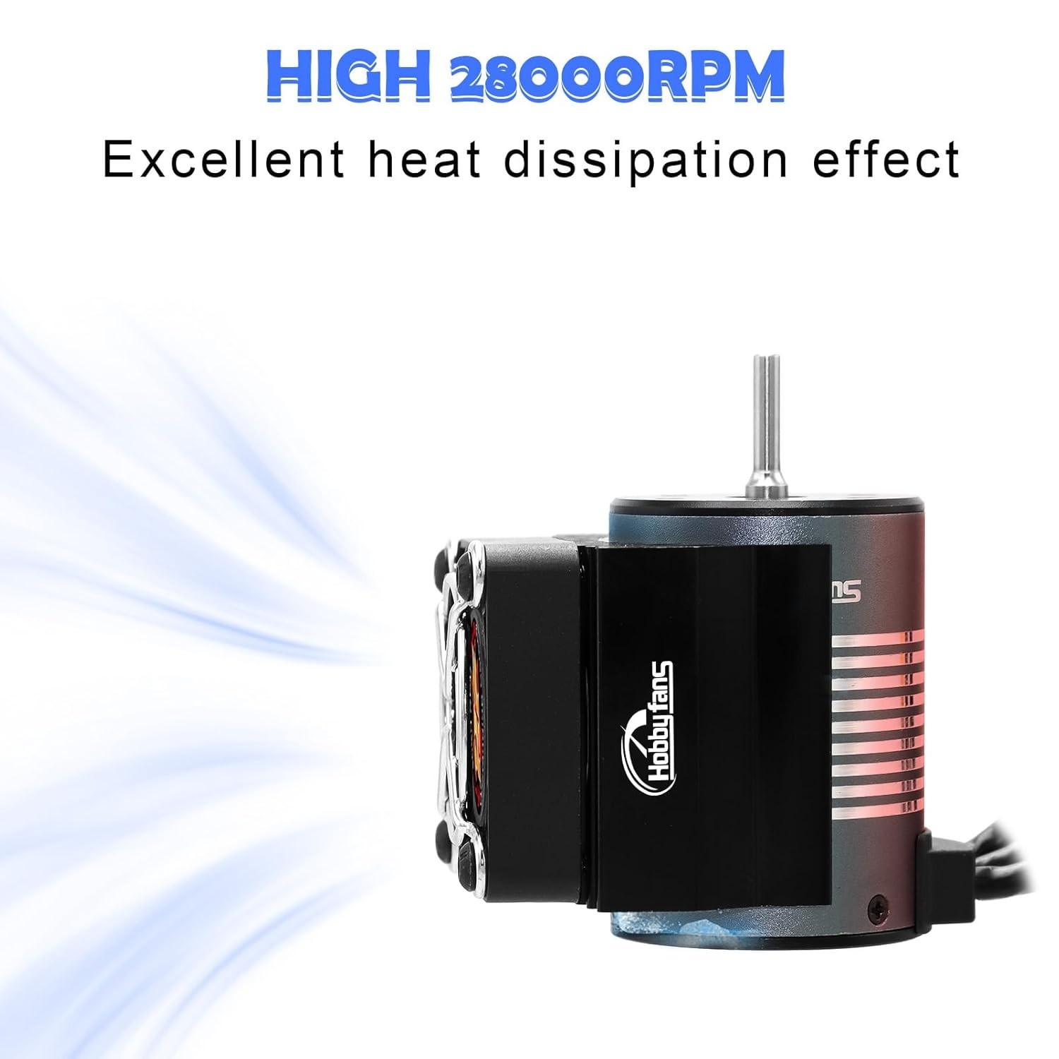 Hobby Fans Waterproof S3650 4300KV Brushless Motor 3.175mm Shaft with 60A Sense