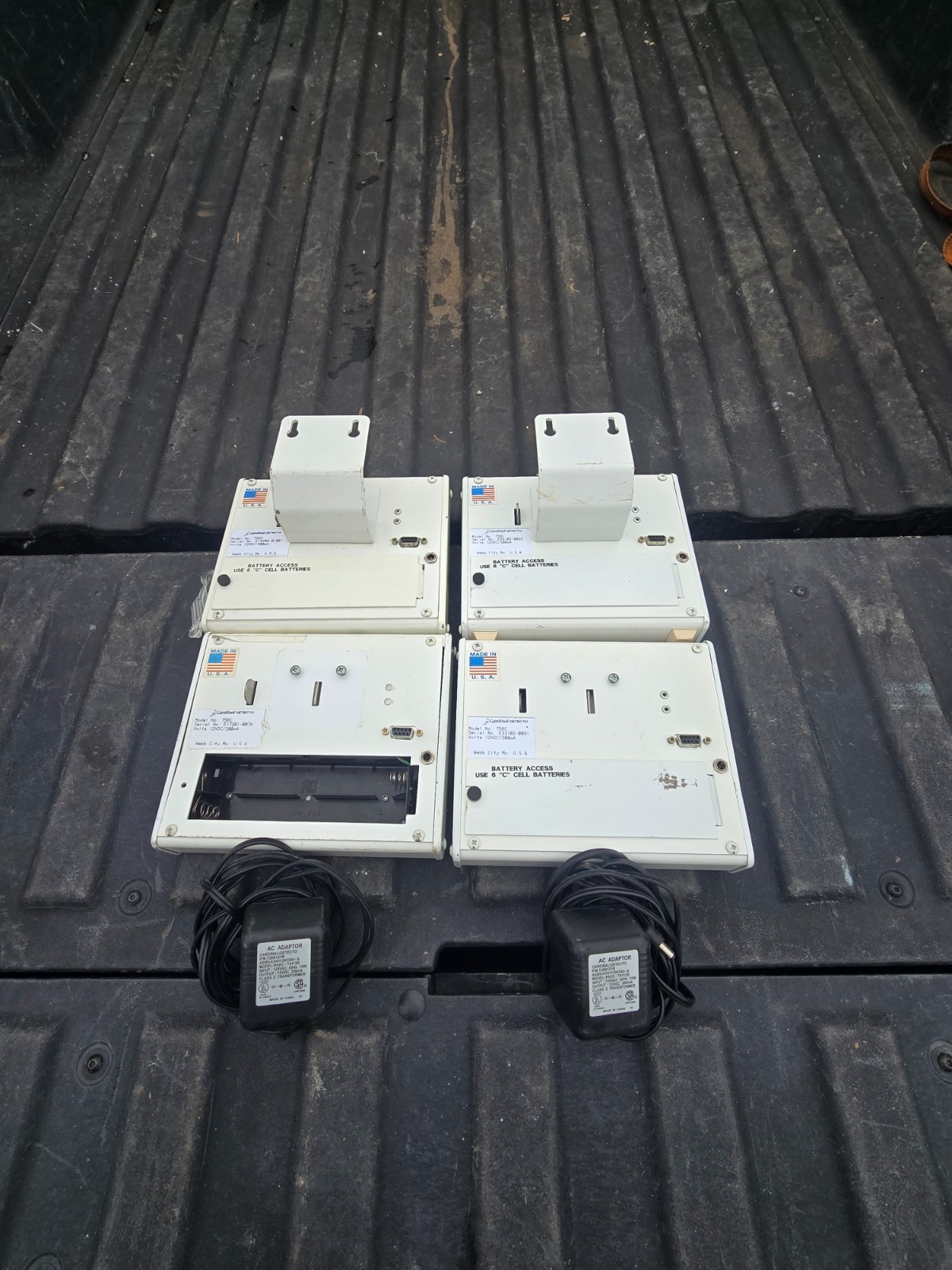 6x Detecto CR1000D Wheelchair Scale 1000lb Medical Platform Scale + Parts Unit
