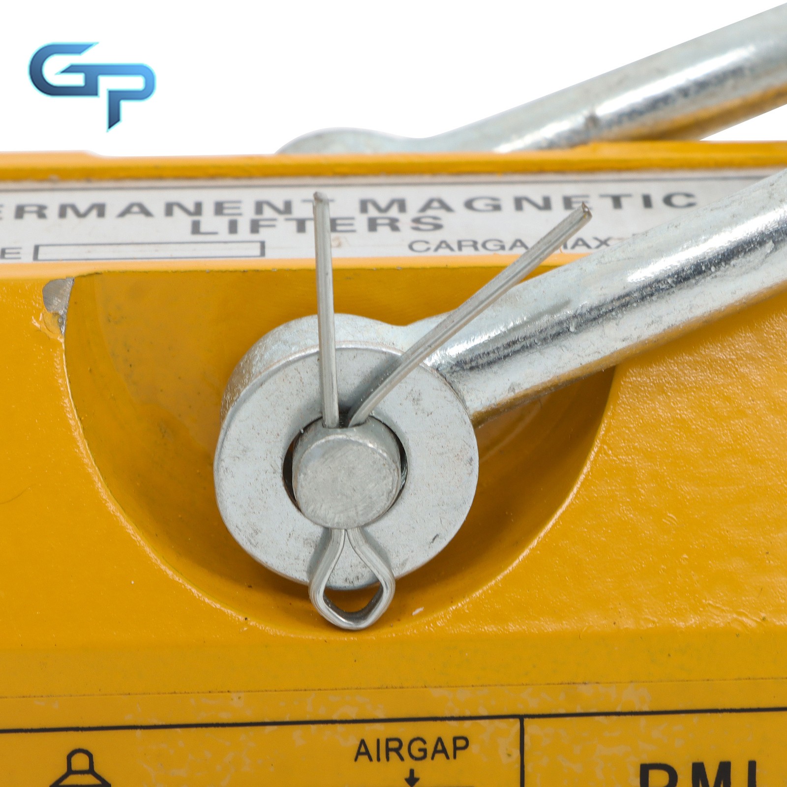 440lbs/200kg Permanent Magnetic Lifter 2.5 Safety Factor Yellow Lifting Magnet