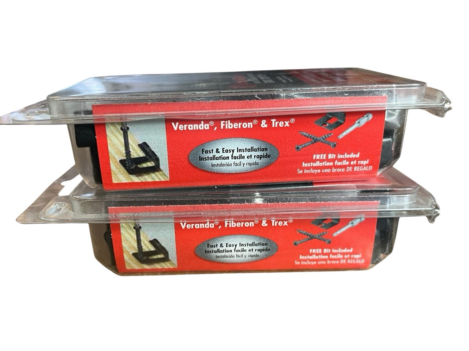 FastenMaster Start/Stop Clips Hidden Deck Fastening System 25 Count 2 Packs