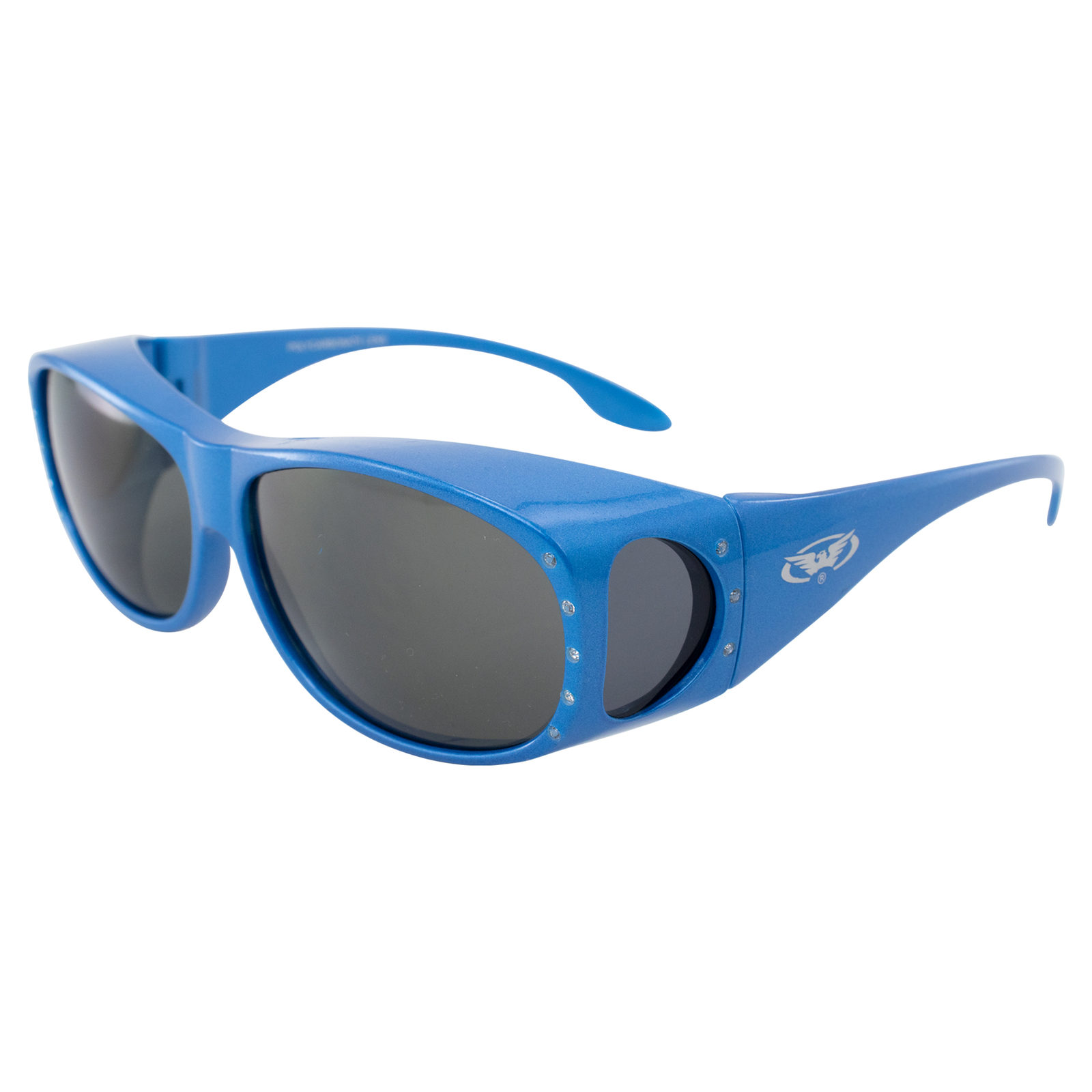 GLOBAL VISION FANFARE FIT OVER SAFETY GLASSES SIDE SHIELD SHATTERPROOF UV400