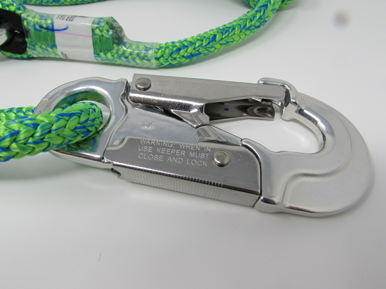 4FT-7FT ROPE LOGIC’S GREEN LIGHTNING BUCKSTRAP ROPE LANYARD SAMSON ARBORIST