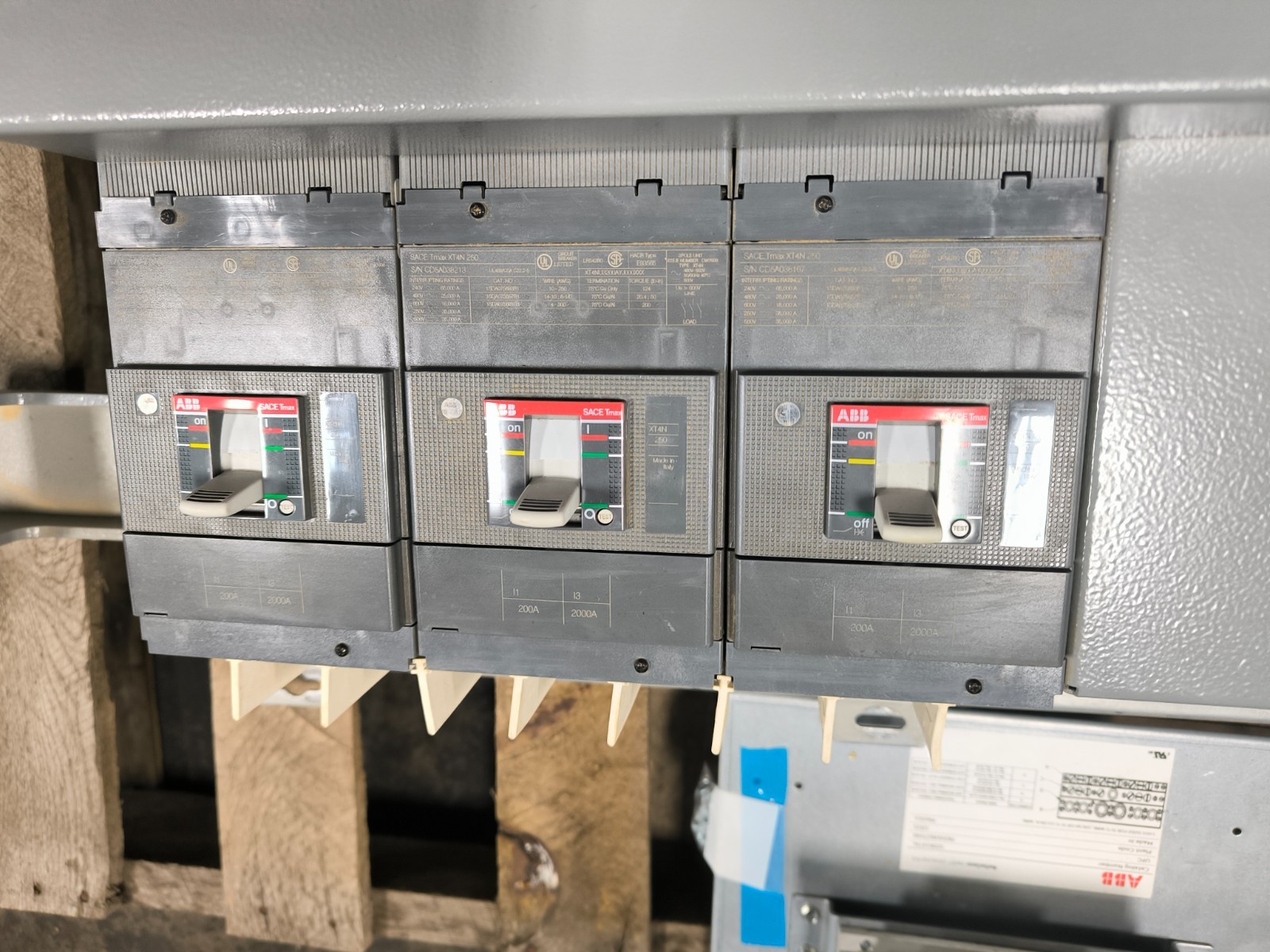 ABB GE IN2412BL3H1 ReliaGear neXT Power Panel 1200 Amp 480Y/277 V 3PH 4W 3R NOS