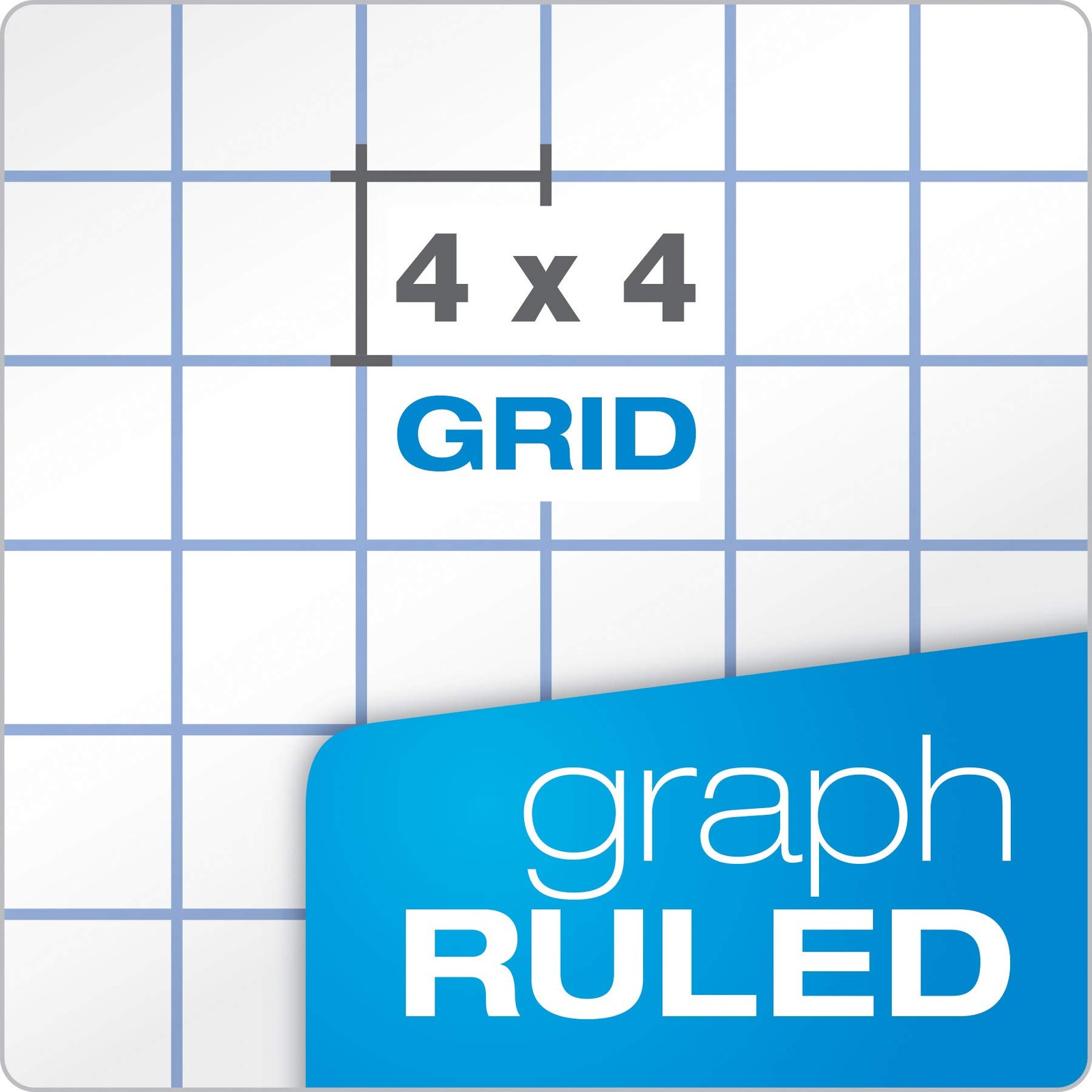 Filler Paper, 8-1/2″ x 11″, 4 x 4 Graph Rule, 3-Hole Punched, Loose-Leaf Pape…