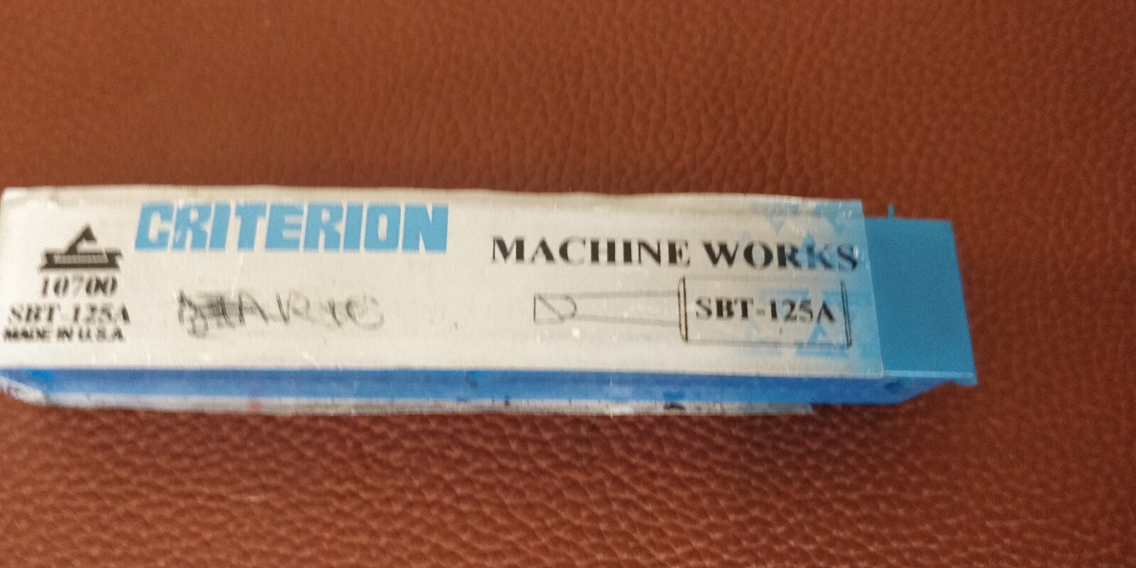 NEW ~ CRITERION Boring Bar Bit – SBT-125A / 10700