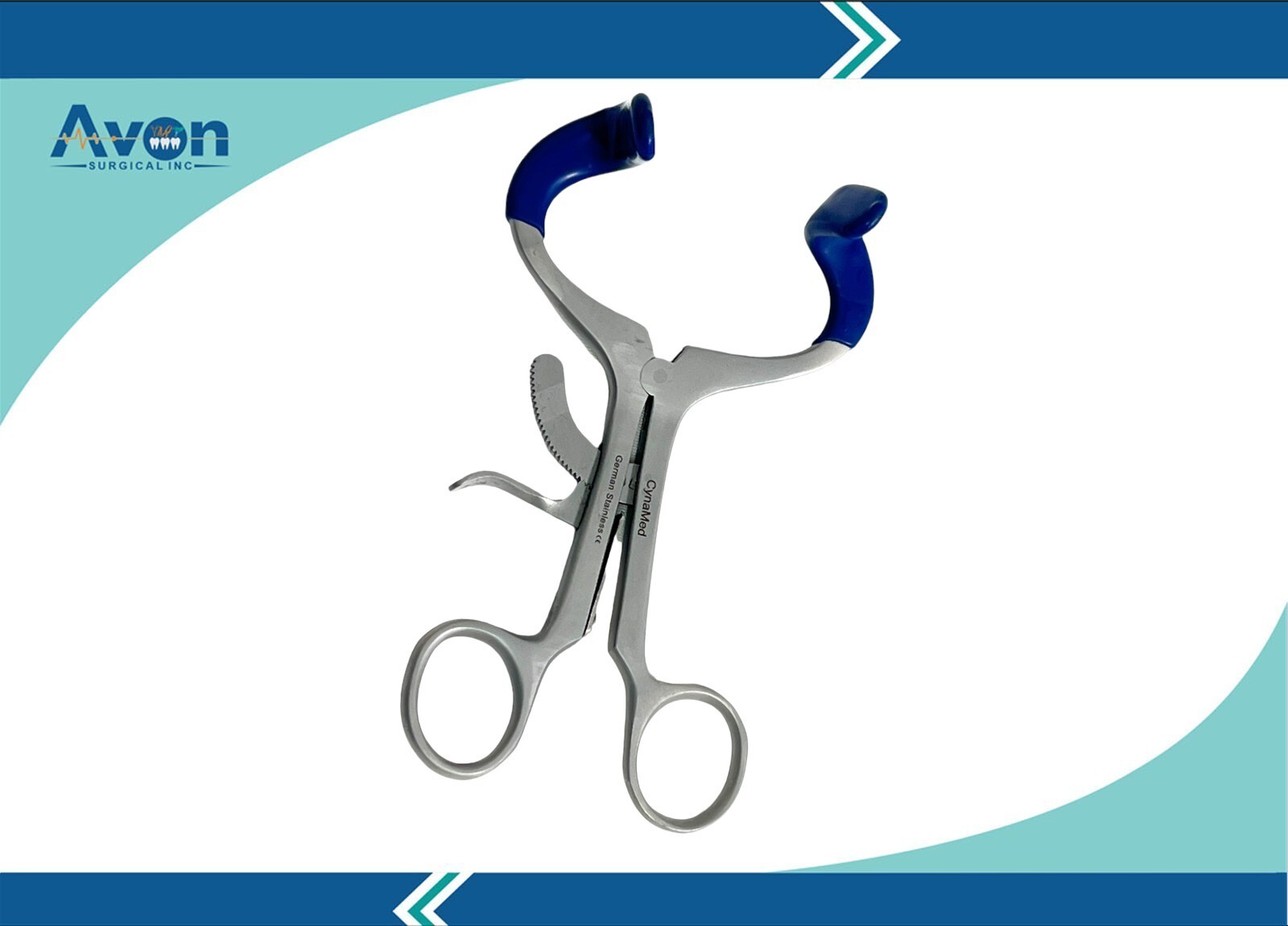3PK – Molt Mouth Gag Retractor w/ Silicone Tips 3.5″ 4.5″ 5.5″ German Stainless