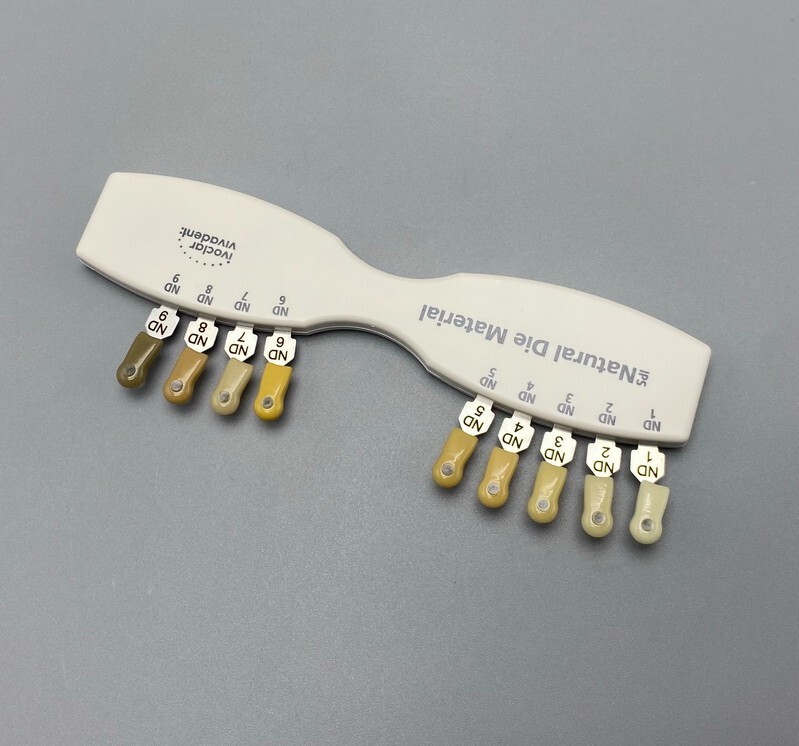 Dental Ivoclar Vivadent Dental Shade Guide Natural Die ND1-9 Color Bleach Teeth