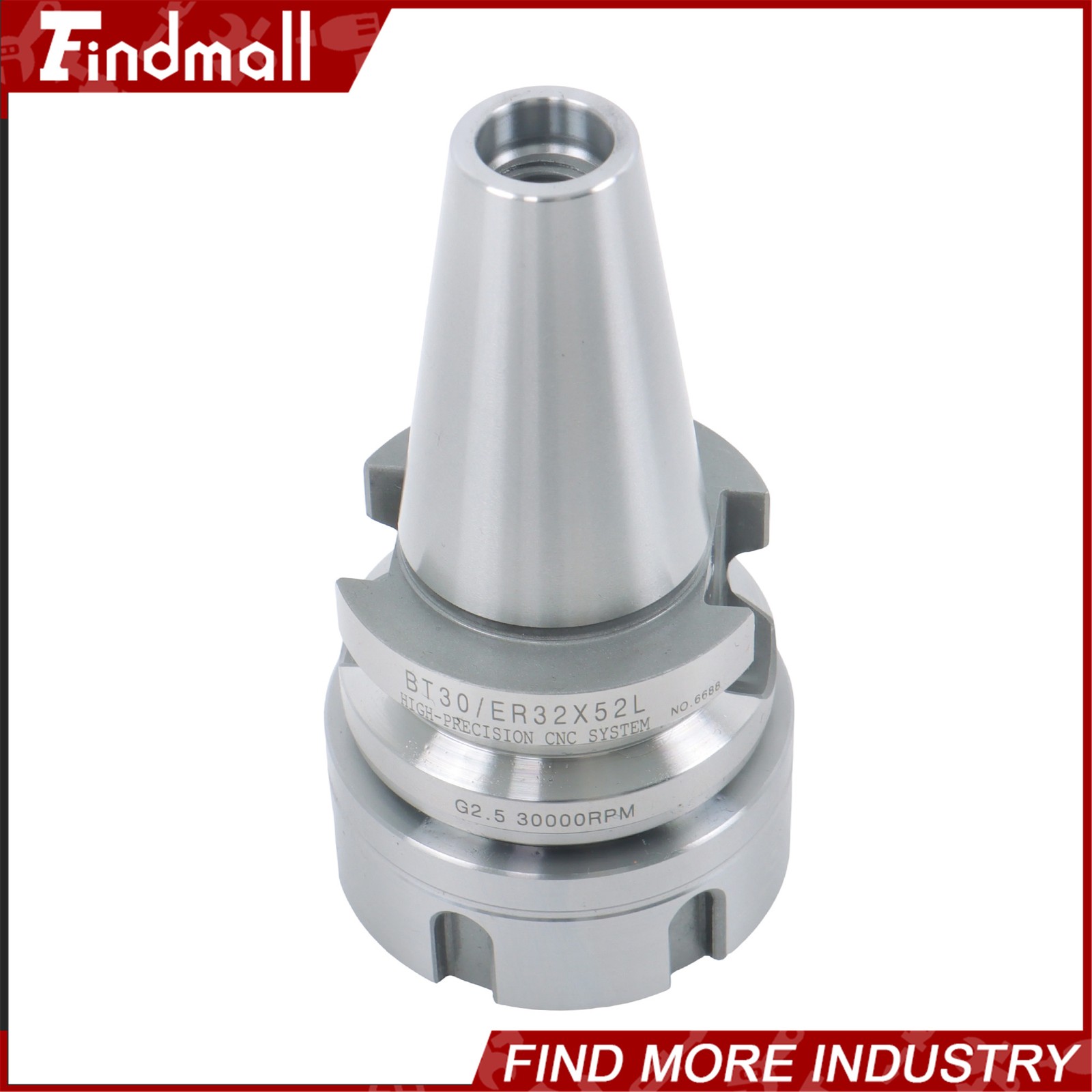 Findmall BT30 ER32 Tool Holder 4 Pack Set 2.05 Inch G2.5 Balanced 20000RPM