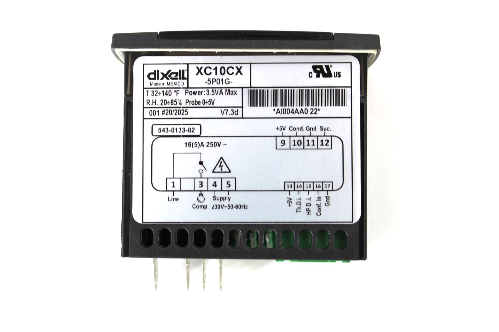 NEW EMERSON DIXELL XC10CX 5P01G NORLAKE Digital Temperature Controller Unit
