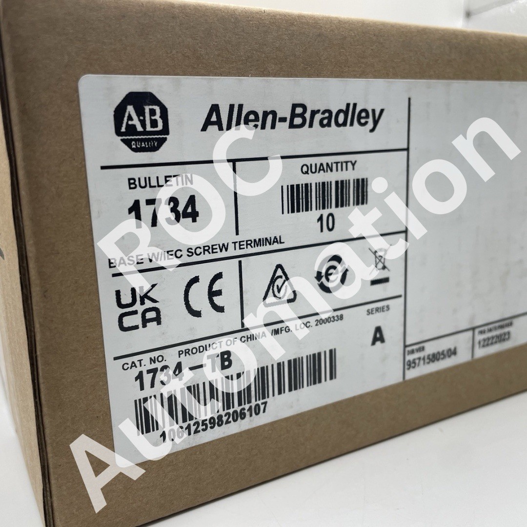 Lot of 10 New Sealed Allen-Bradley 1734-TB Point I/O Terminal Base Module