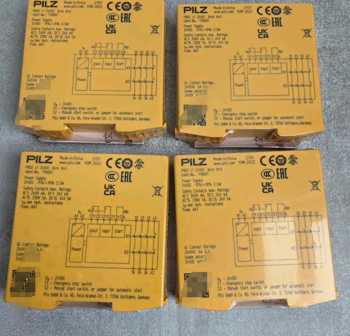 Pilz 710001 safety relay Brand New air transport