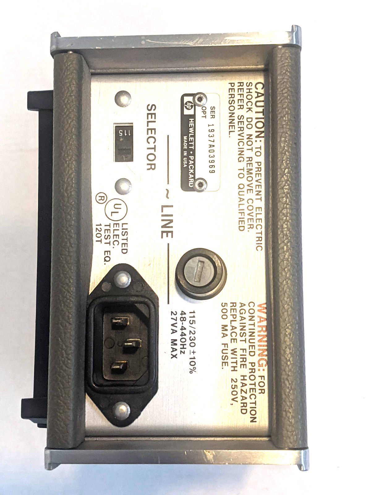 Hewlett-Packard 8447A Broadband Low-Noise RF Amplifier 0.1 – 400 MHz