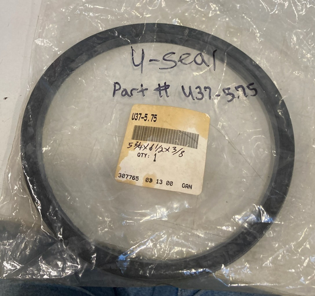 U37-5.75 Hydraulic U-Cup Seal 5.750 ID x 6.500 OD x 0.375 H Polyurethane