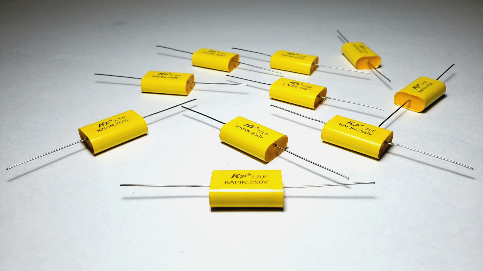 10-Pack Kapin 2.2uf 250V Tweeter, Super Tweeter Capacitor Brand New!