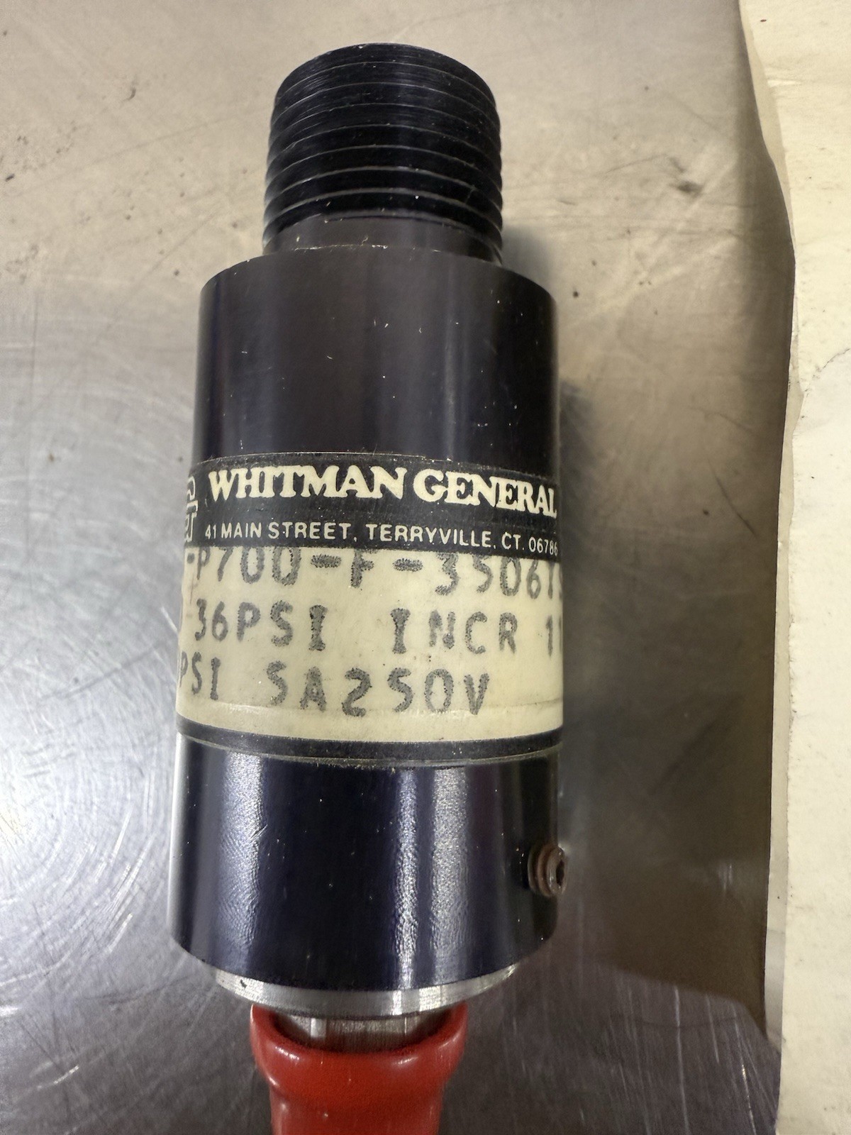 Whitman General Pressure Switch Set 900 PSI New Old Stock￼