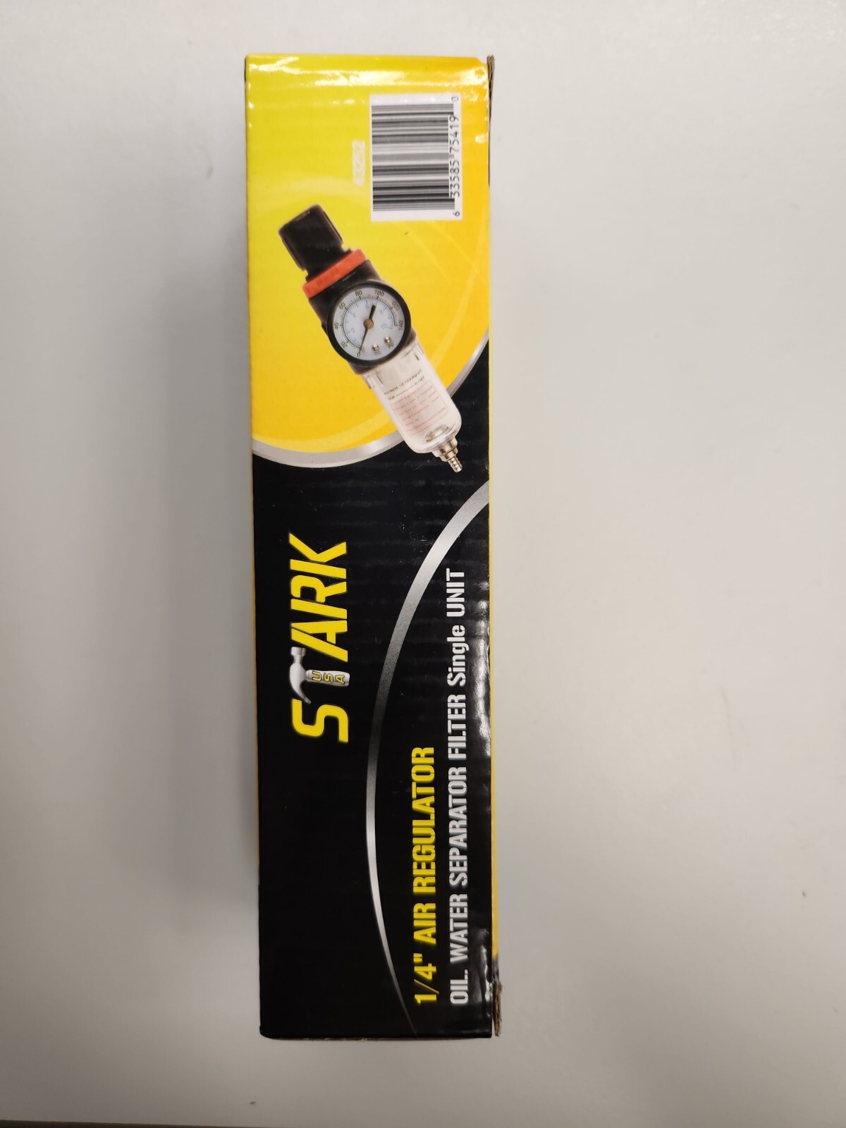 1/4″ Air Compressor Regulator w/ Gauge Stark Usa New