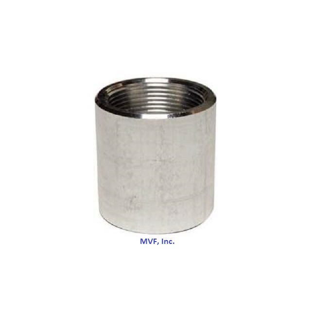 1-1/4″ NPT Threaded Full Coupling Aluminum 6061-T Sch 40 Pipe Fitting A050741