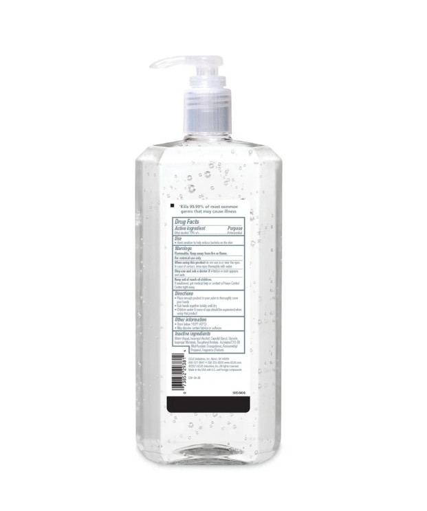 PURELL 5015-640-B Hand Sanitizer, Clear GEL, 51OZ,, 1.5 L, Citrus, EXP 12/2028