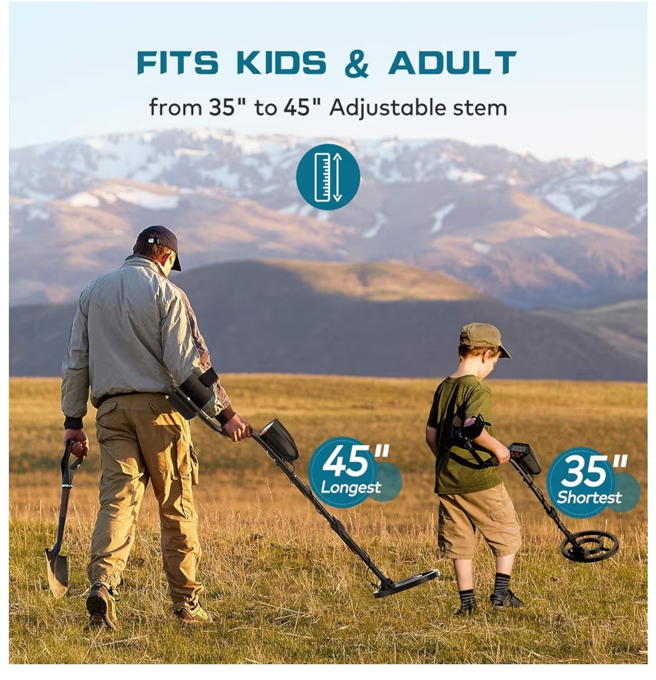 Metal Detector Professional for Adults & Kids