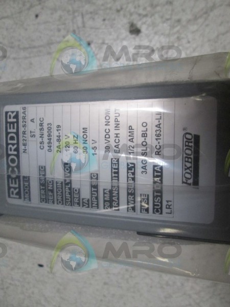FOXBORO N-E27R-S2RA6 RECORDER NSNP