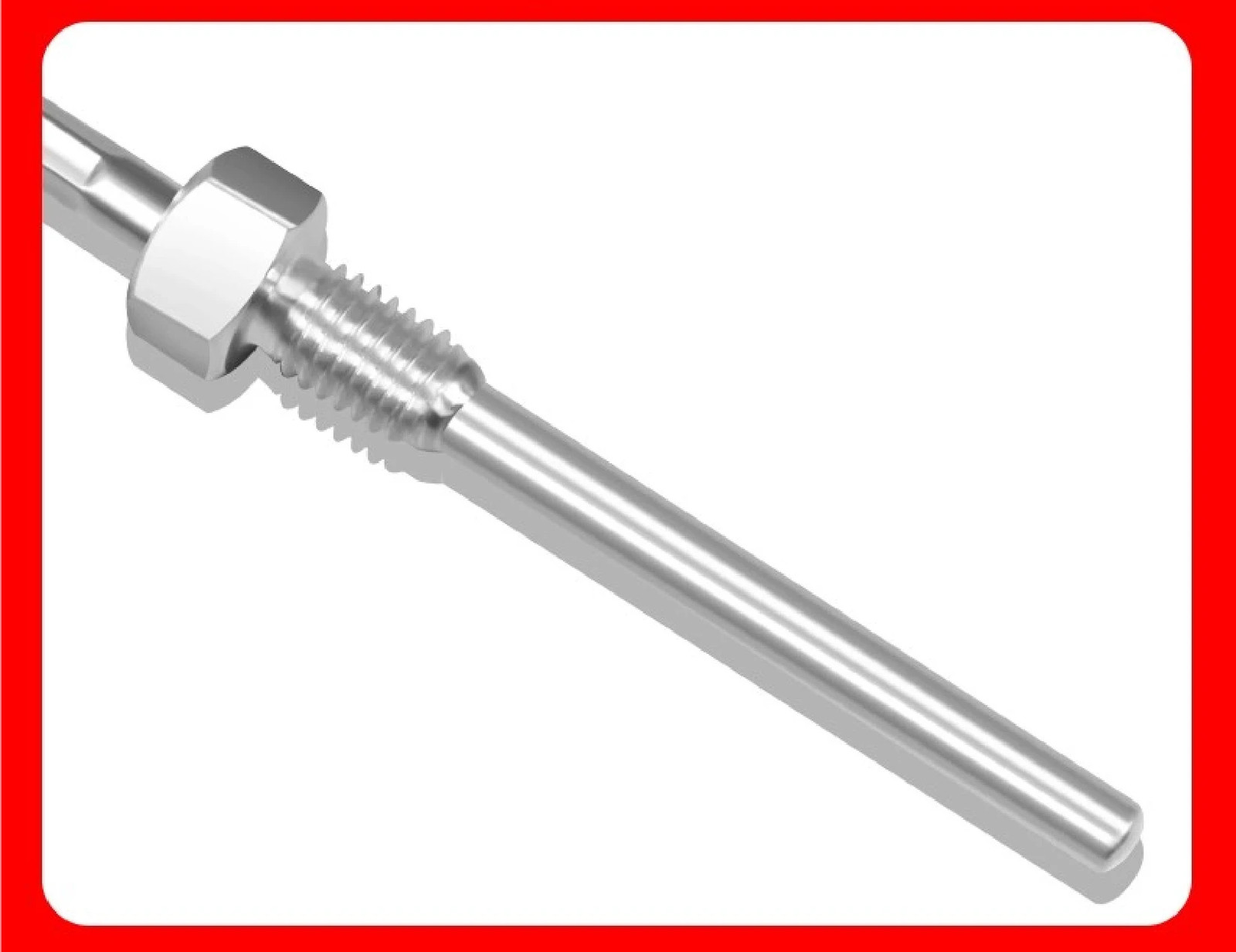 Temperature Sensor Probe NTC 0K/50K/100K M8 Thread SS -50~200°C Fast Response