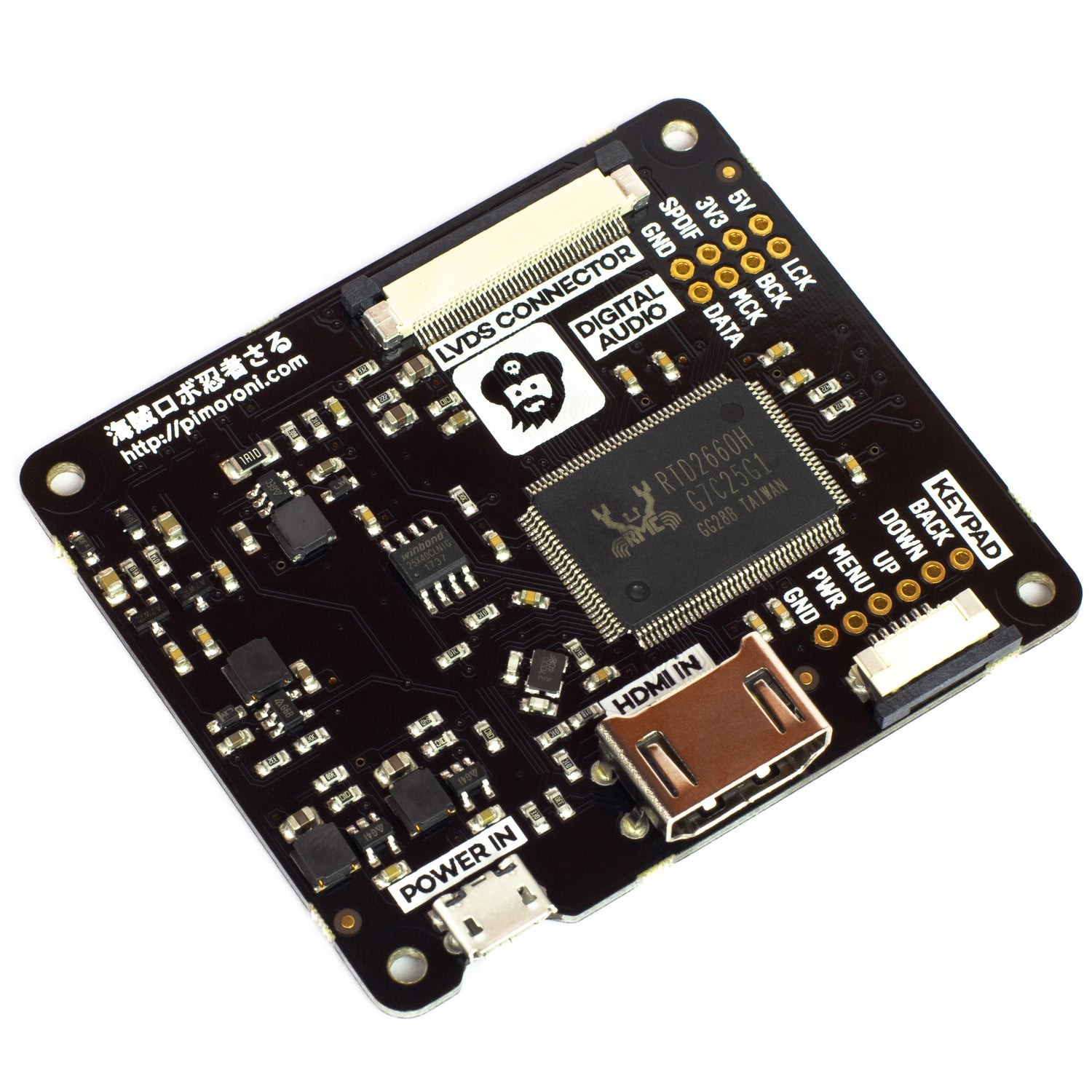 Pimoroni HDMI 8″ IPS LCD Screen Kit (1024×768) PIM372