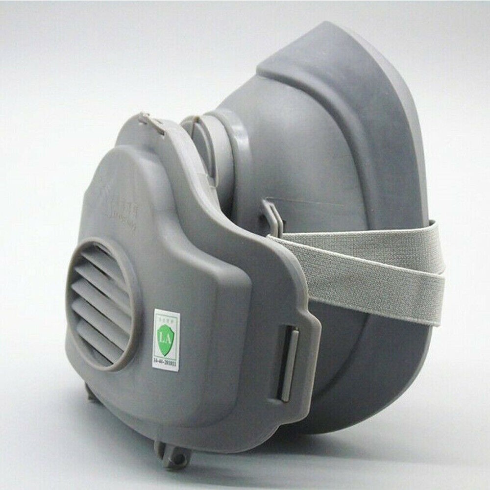 Safety Gas Mask Respirator Half Face For Painting Spraying Facepiece +20 Filters