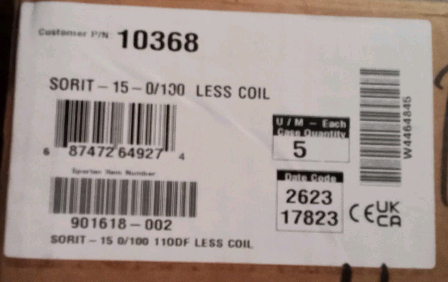Sporlan SORIT-15-0/100 EPR Valve NOS Less the coil