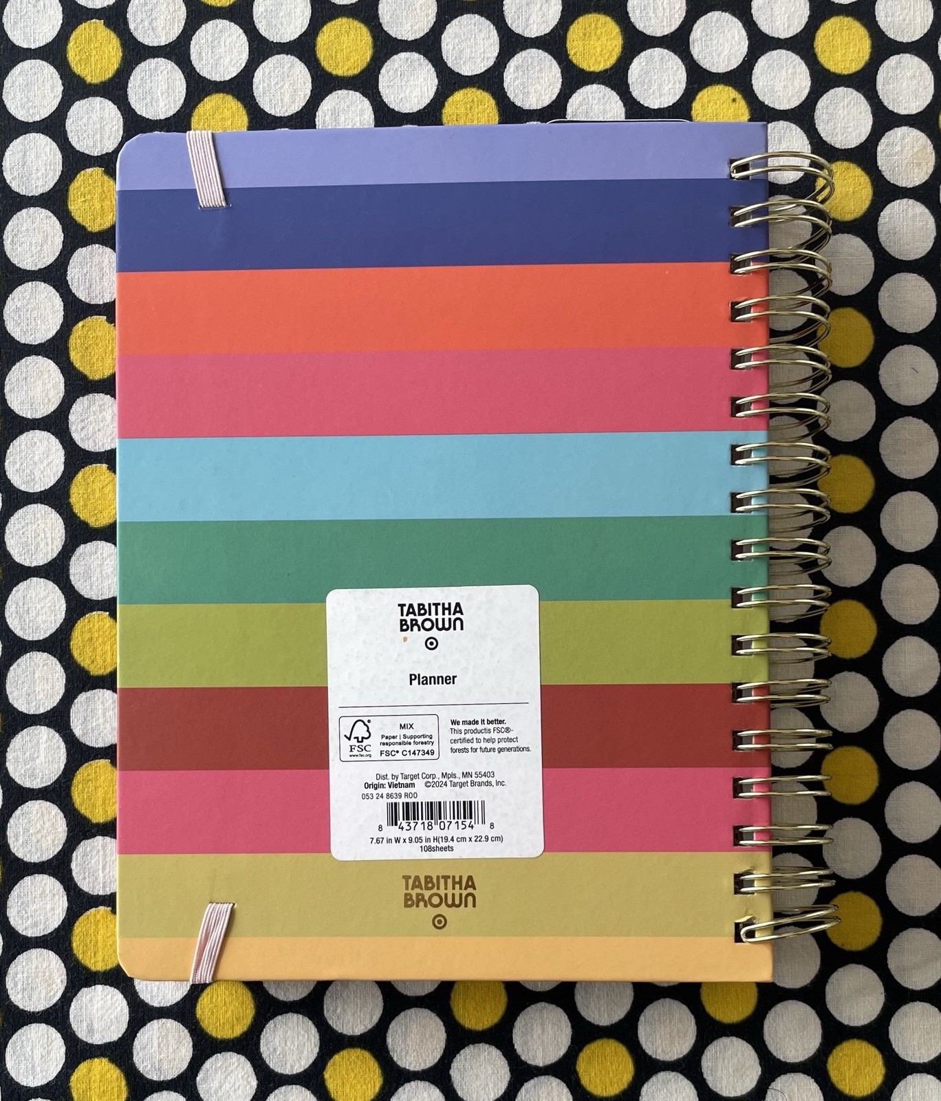 Tabitha Brown My Life MyBusiness Planner 12 Months Blank Inspirational Organizer