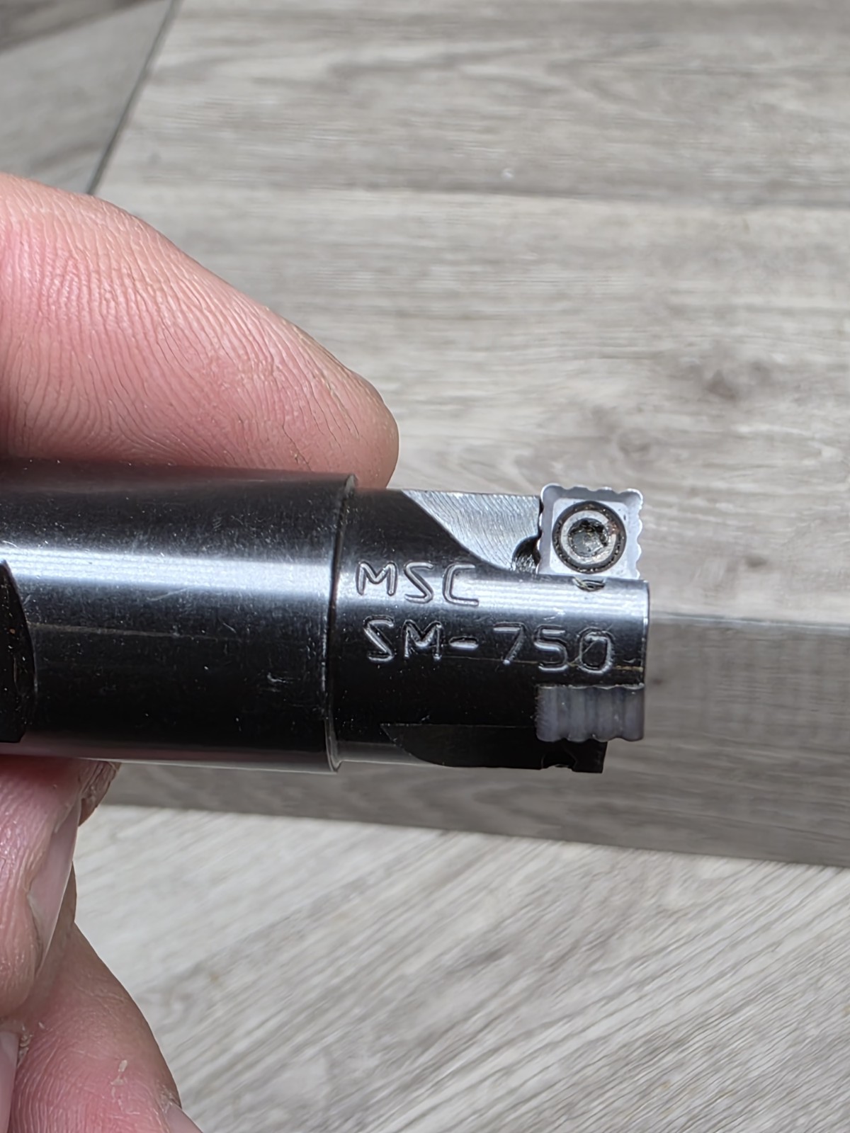 MSC SM-750 3/4″ Shaft Indexable End Mill With Inserts Free Shipping!!