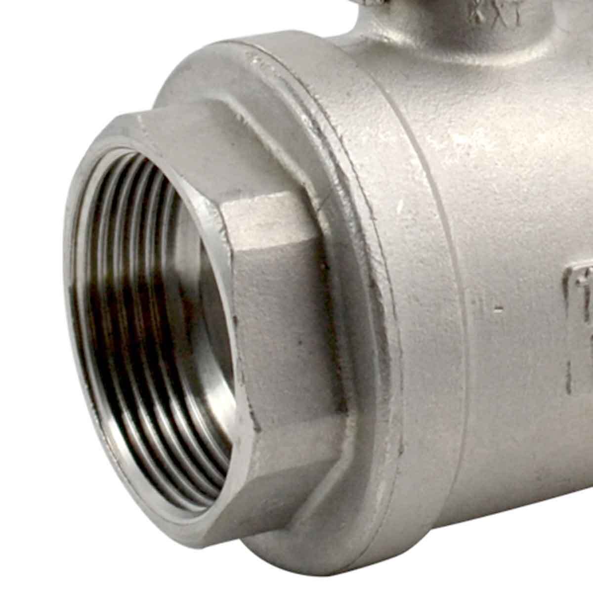 US stock 1-1/2″ 1.5 inch NPT Threaded Full Port Ball Valve Stainless Steel SS316