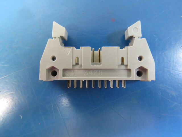 3M 3428-6502UG Qty of 32 per Lot CONN HDR 10Px2R ST 4WALL S-LATCH .062