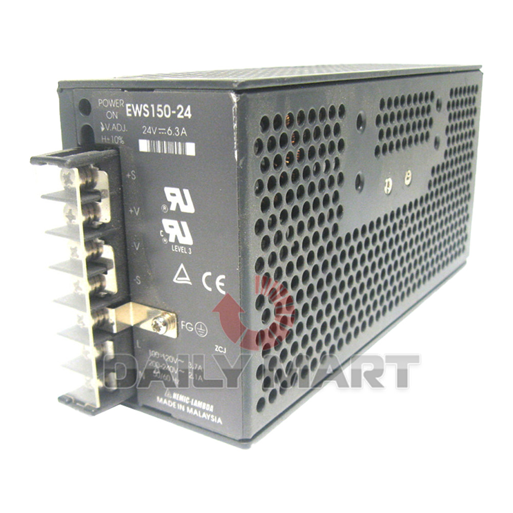 New In Box NEMIC-LAMBDA EWS150-24 Power Supply 24VDC 6.3A