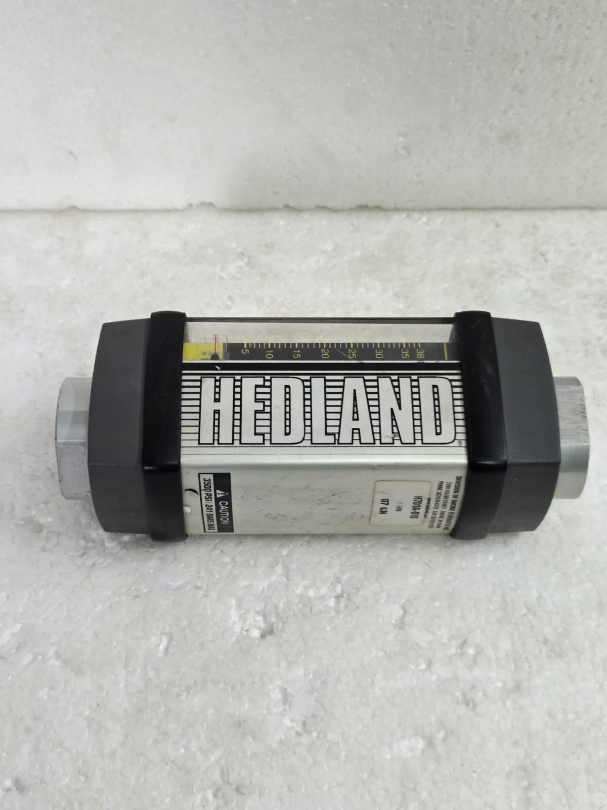 HEDLAND H701A-010 3500PSI / 241 BARS MAX HYDRALIC OIL FLOW METER