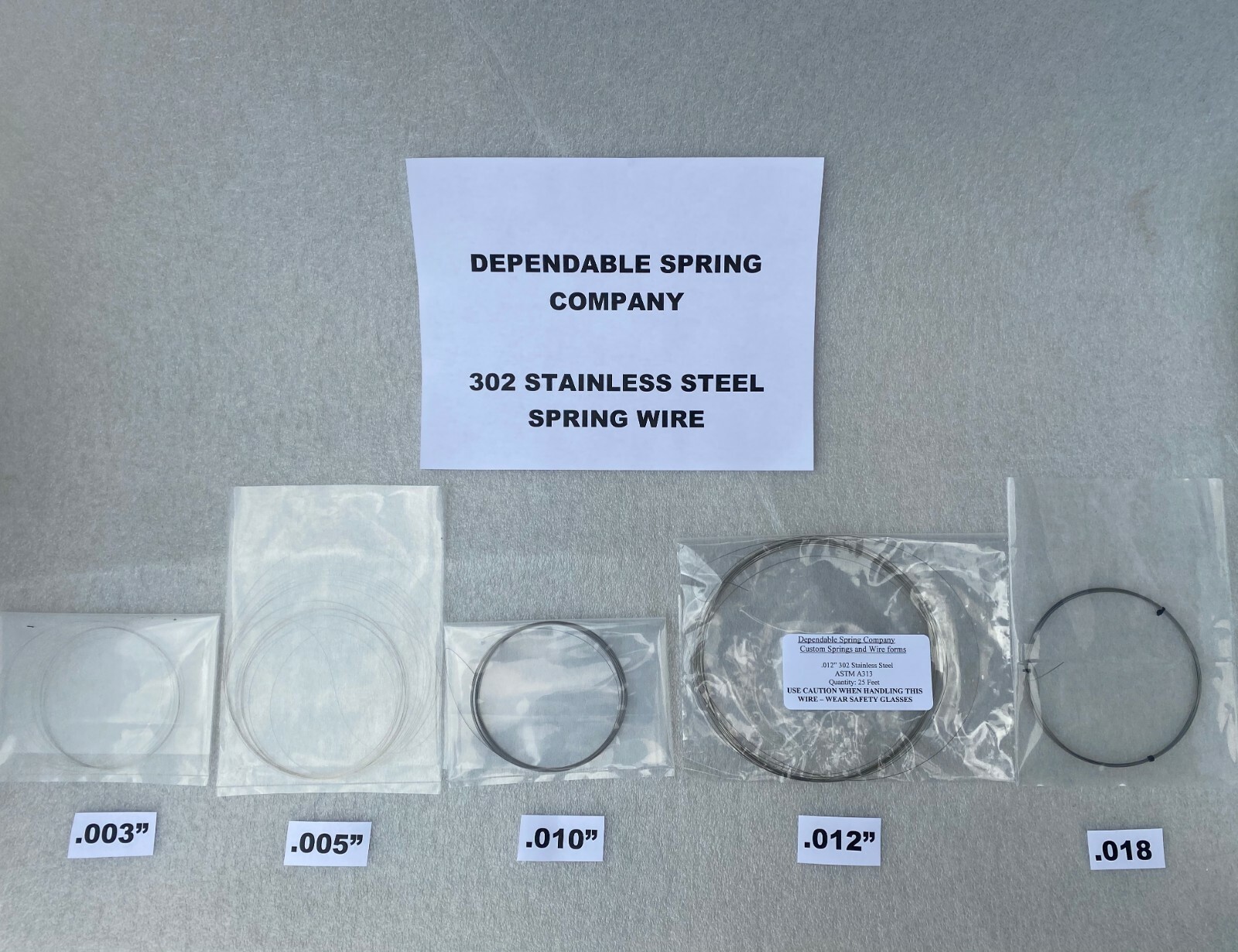 SIZE .050″ / 16 gauge 302 STAINLESS STEEL WIRE 25 FEET HIGH QUALITY SS WIRE