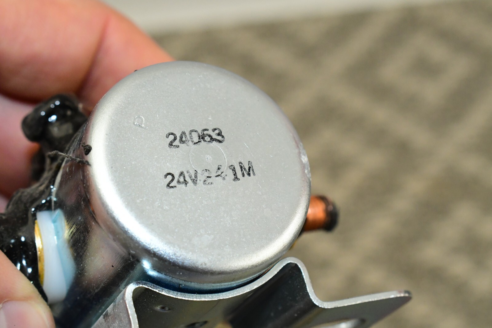 Cole Hersee 24063 24V Insulated Continuous Duty SPST Solenoid – UNUSED w/ Leads