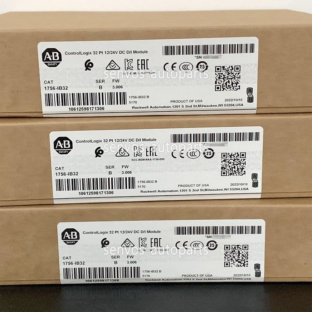 Allen-Bradley 1756-IB32 SerB ControlLogix 32 Pt 12/24V Module New Factory Sealed