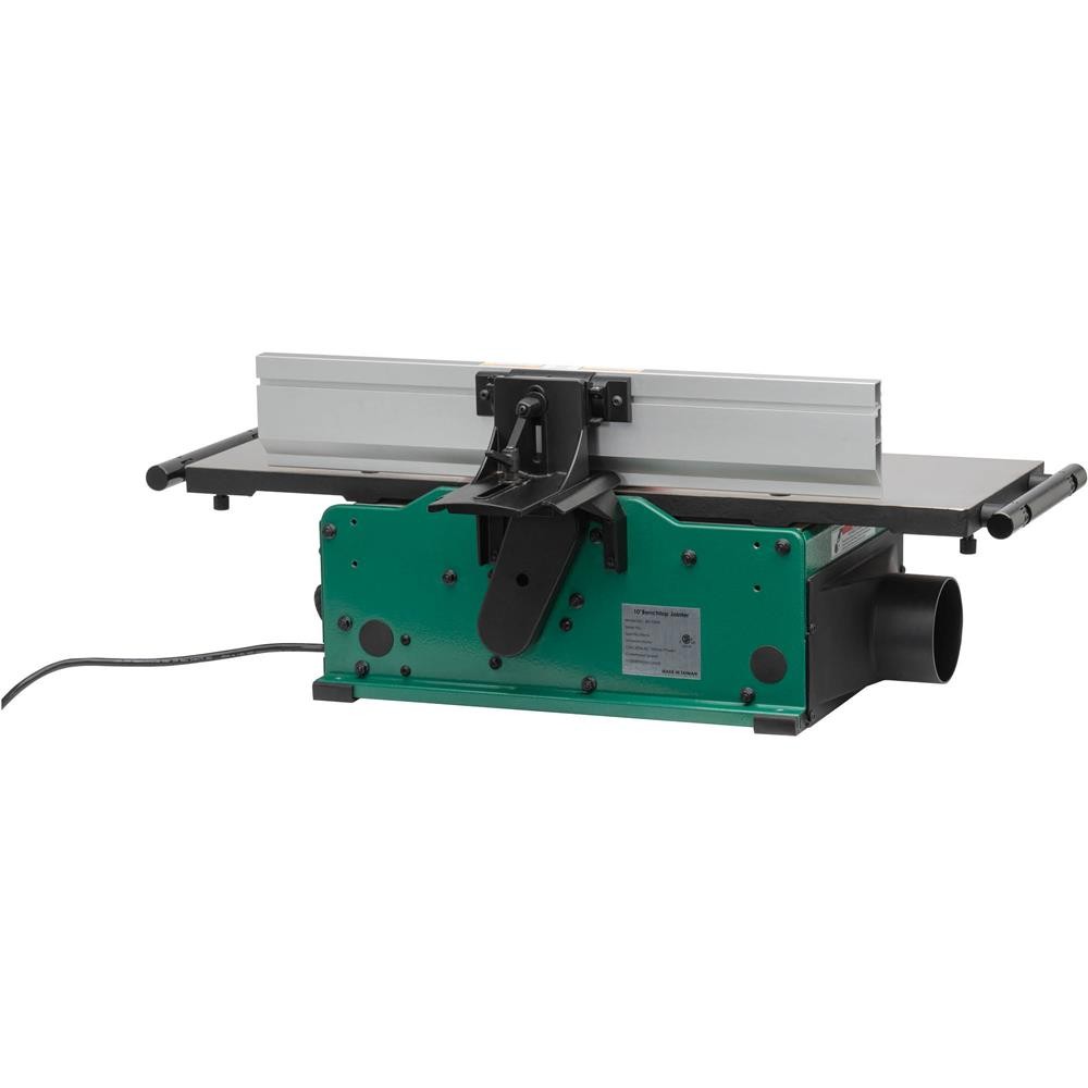 G0986 10″ Benchtop Jointer with Spiral-Type Cutterhead