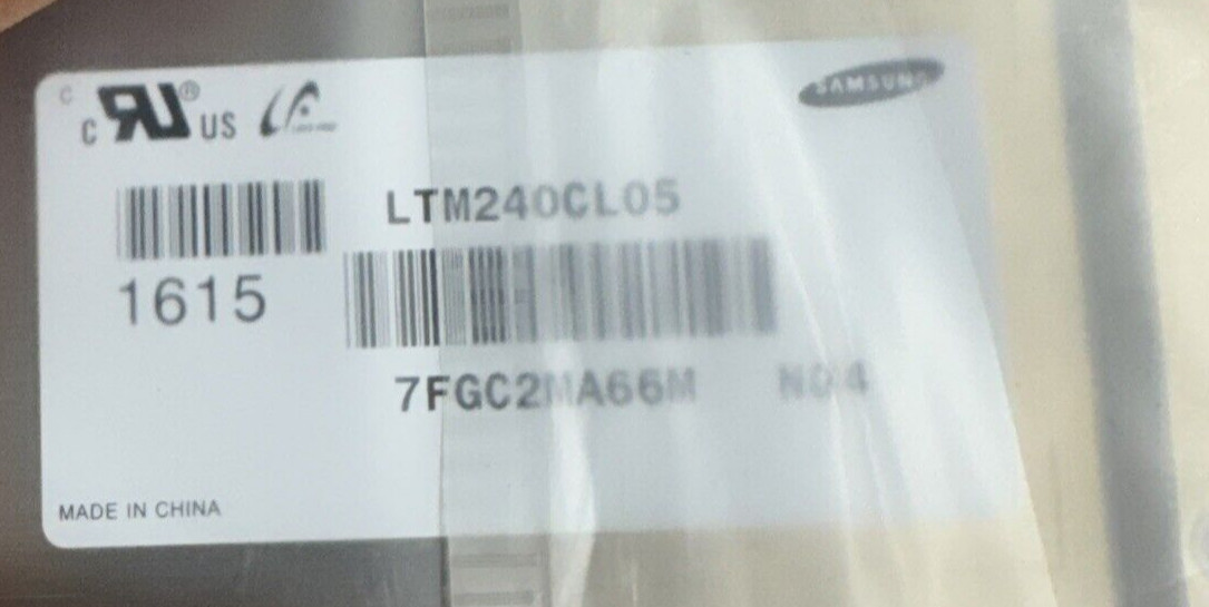 NEW 24.0″ SAMSUNG 1920×1200 Resolution LCD Screen Panel LTM240CL05 1PC