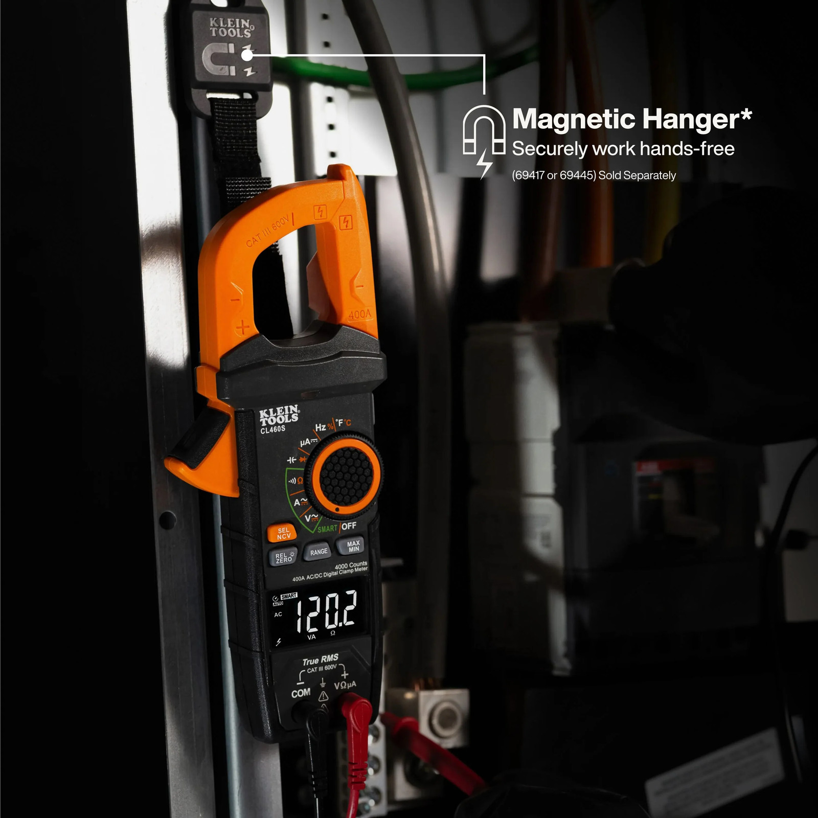 Klein Tools CL460S 400A AC/DC Auto-Ranging Smart Digital Clamp Meter