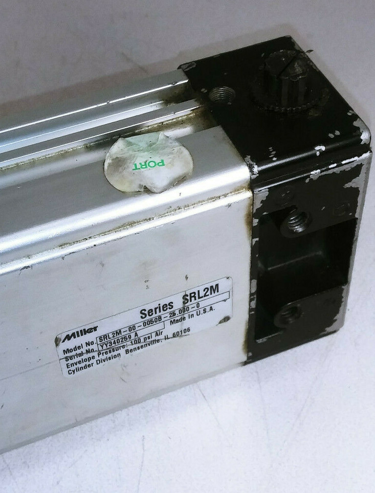 1 NEW MILLER SRL2M-00-0050B-25.000-0 LINEAR PNEUMATIC ACTUATOR NNB *MAKE OFFER*