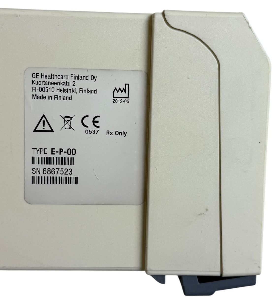 GE E-P-00 Module GE Healthcare FI-00510 Helsinki,Finland