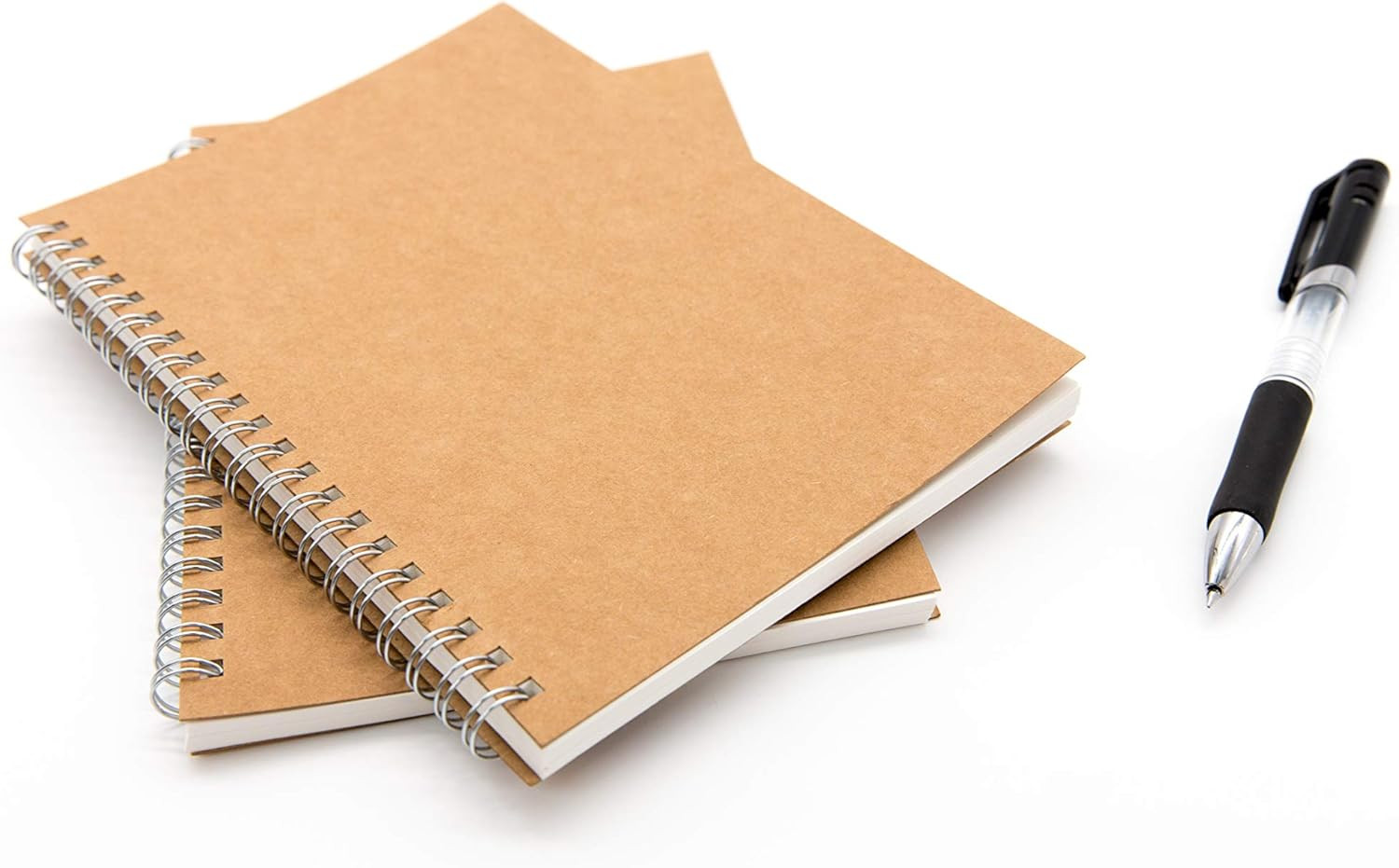 Brown Blank Book 19Cm X 13Cm 100 Blank Pages For Journals Sketches Travel