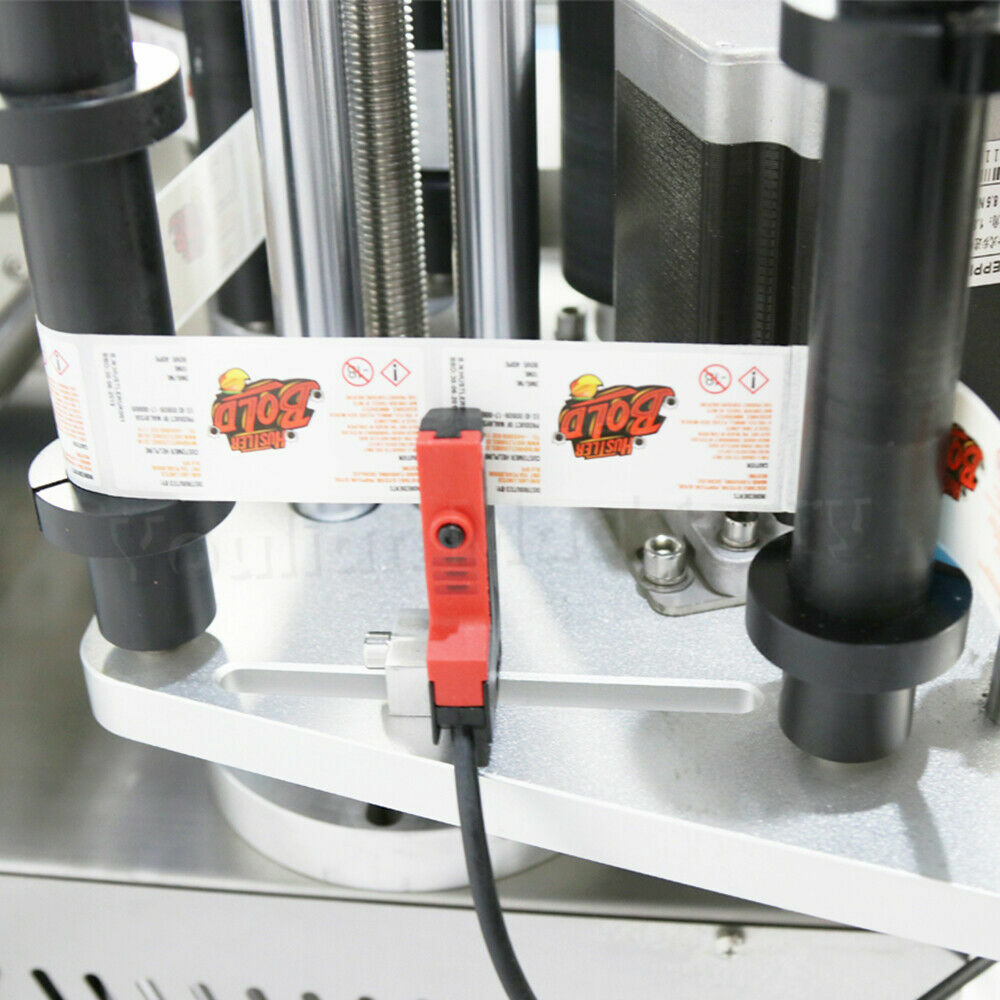 Desktop Label Applicator Automatic Round Bottle Plastic Labeling Machine