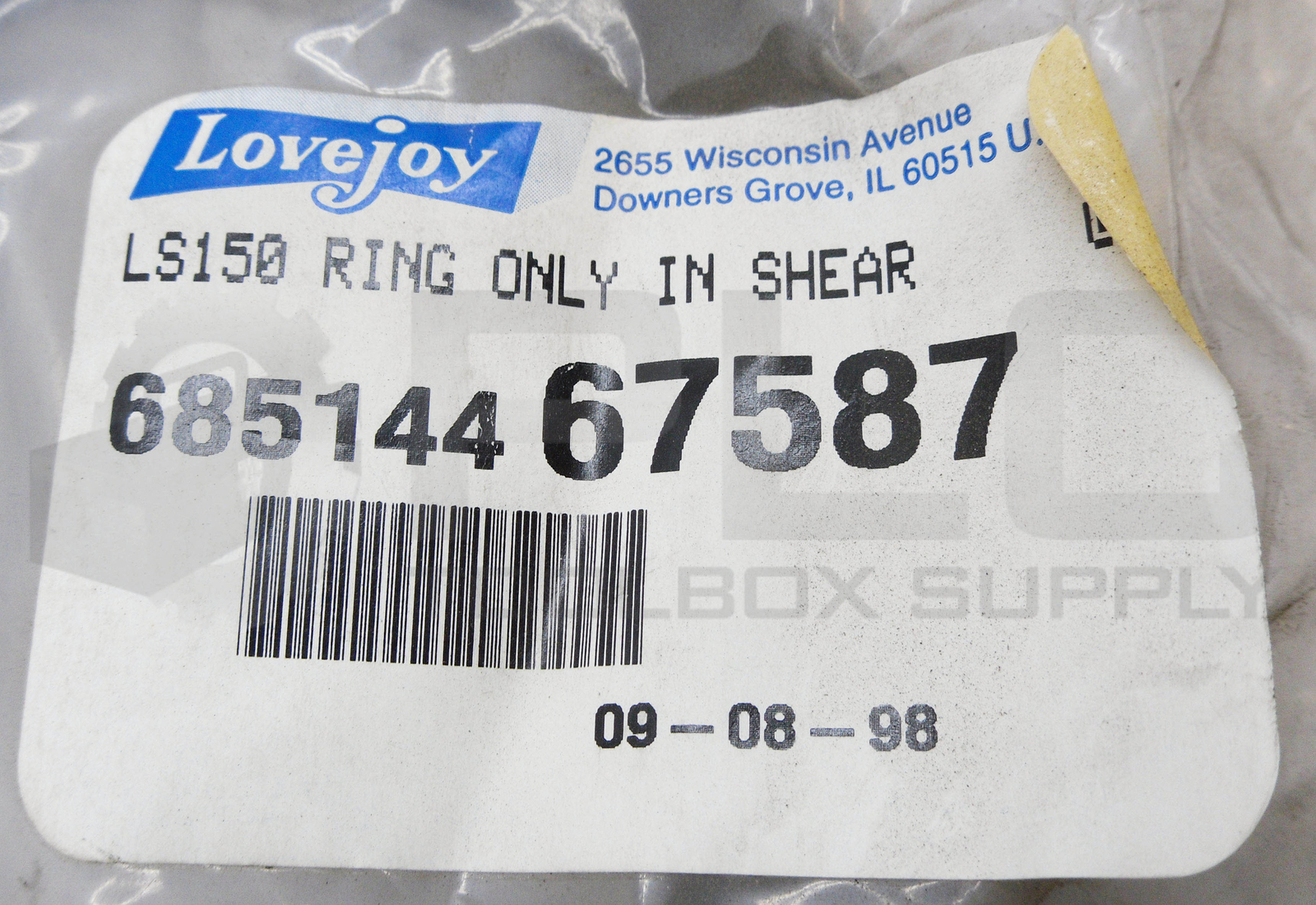 SEALED NEW LOVEJOY LS150 RING ONLY IN SHEAR 4-3/4″ 68514467587 *READ*