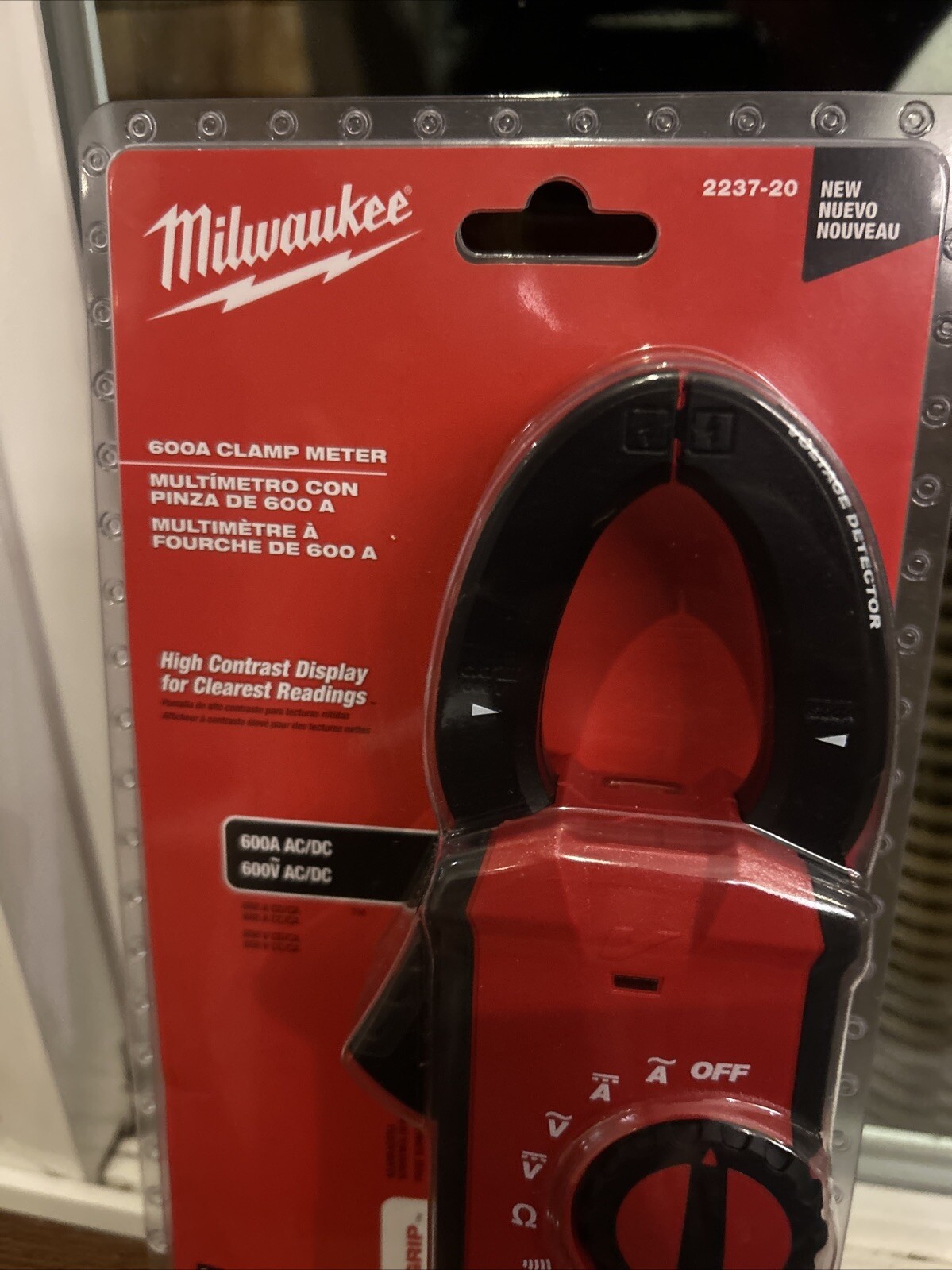 MILWAUKEE (2237-20) 600 Amp AC/DC Digital Clamp Meter HVAC/R New Free Shipping