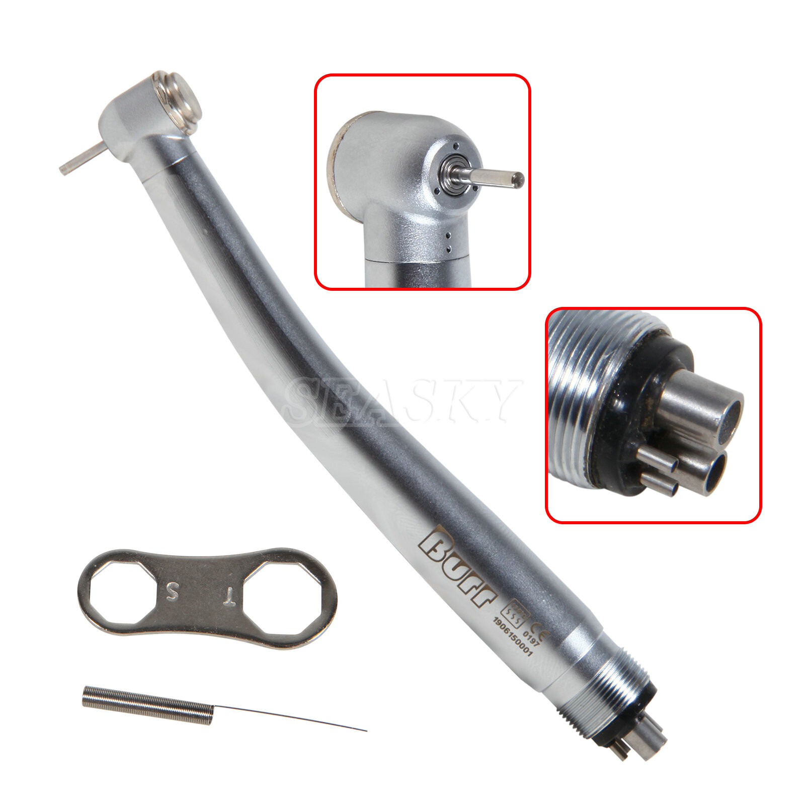 10xNSK Style Dental High Speed Handpiece Push Button standard 4Hole U3BM in USA