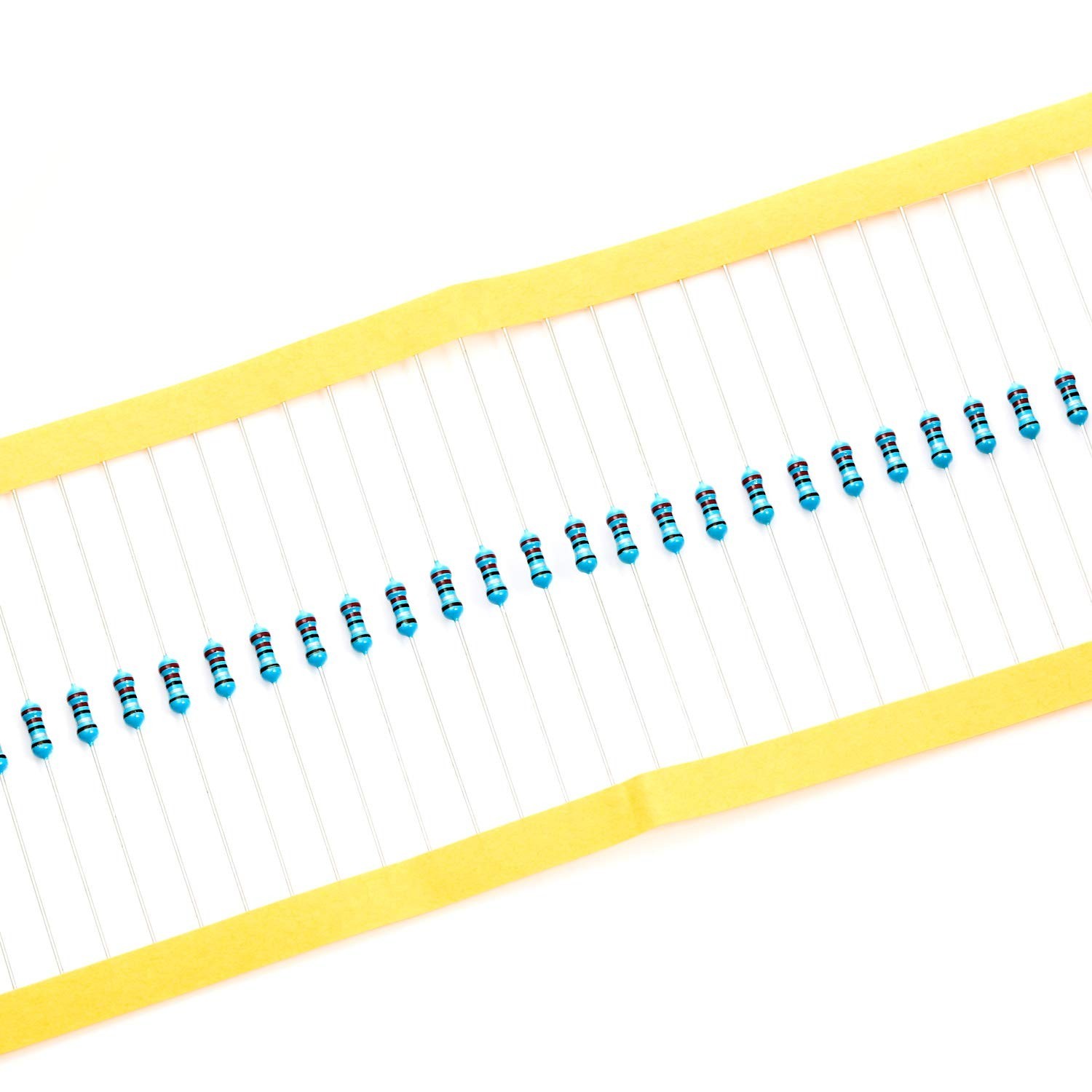 100pcs 1/4W 0.25W 2.2 Ω ohm 2r2 Metal Film Fixed Resistor 0.01 ±1% Tolerance …