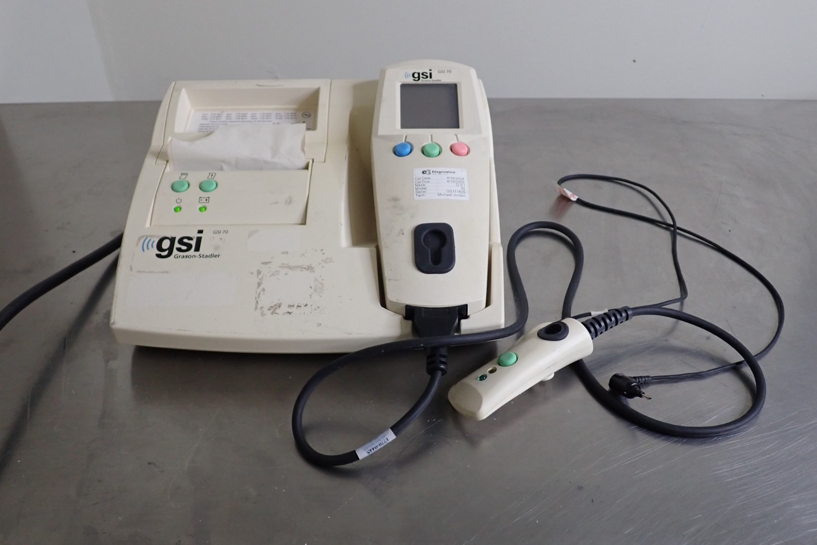 GSI Grason-Stadler 70 Automated OAE Otoacoustic Emissions Screener